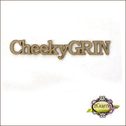 2CRAFTY Chip Board - " Cheeky Grin".